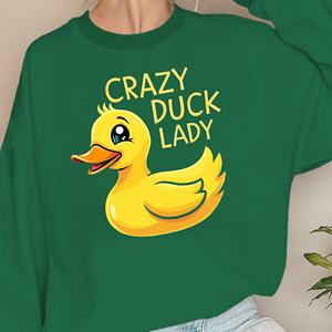 Sweat femme CRAZY DUCK LADY - Product Image 2