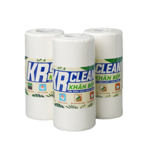 Krclean Lingettes de cuisine écologiques super absorbantes, 30 feuilles, 20x22cm, chiffons de nettoyage jetables en tissu non tissé pour la vaisselle - Product Image 1