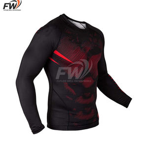 Rashguard Deportivo Personalizado con Logotipo, Diseño OEM, Compresión, para MMA y BJJ, Sublimado e Impreso para Hombre - Product Image 4