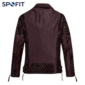 Chaqueta Casual Ligera de Cuero Genuino para Hombre, Fabricada en Pakistán, con Frente de Lona, Servicio OEM Personalizado, Invierno, Teñido Liso - Product Image 2