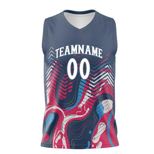 เสื้อบาสเก็ตบอลแบบสั่งทำพิเศษ ดีไซน์พิมพ์ลายเต็มตัว ผู้ผลิตโดยตรงจากโรงงาน ราคาโรงงาน - Product Image 2