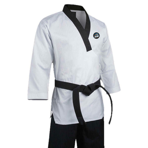 Ensembles d'uniformes de Taekwondo de haute qualité pour professionnels, mélange polyester/coton, respirants, durables, couleur personnalisable, unisexe adulte - Product Image 4