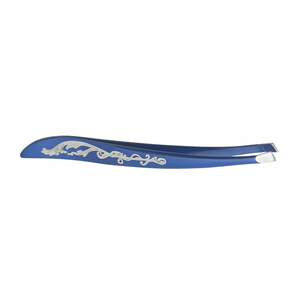 Pinzas Profesionales de Acero Inoxidable con Punta Inclinada para Cejas, Extensión de Pestañas, Depilación Ocular, Herramientas de Belleza - Product Image 3