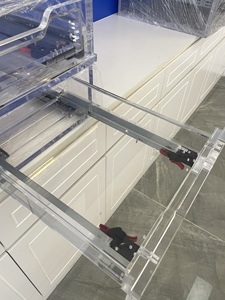 Correderas Inferiores Ajustables de Cierre Suave, Correderas de Cajón de Metal de Extensión Completa de Alta Resistencia - Product Image 3