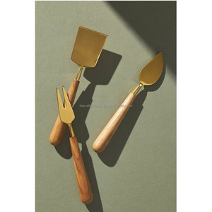 Ensemble de couverts à fromage en métal de haute qualité, adapté aux occasions spéciales, offrant une grande stabilité et une coupe de précision - Product Image 1