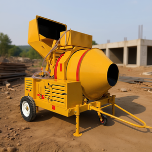 เครื่องผสมคอนกรีต JZR500 ขนาด 500 ลิตร ใช้เครื่องยนต์ดีเซล สำหรับงานก่อสร้าง - Product Image 3