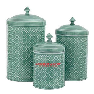 Rose Gold Kitchen Canisters Embossed Floral Metal Food Storage Jars with Eco-Friendly Bamboo Lids <b>Tea</b> <b>Coffee</b> <b>Sugar</b> Containers - Product Image 5