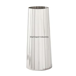 Vaisselle en argent décorative pour la maison Vase à fleurs pour la décoration du salon et du bureau - Product Image 1