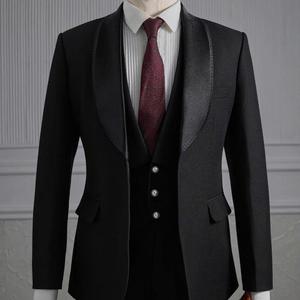 Ensemble de 3 pièces pour homme, costume de mariage ou de bureau, coupe ajustée, veste, gilet, pantalon, costumes formels pour homme - Product Image 6