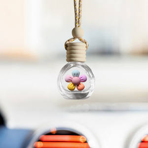 Diffuseur de parfum pour voiture avec logo personnalisé, flacon vide en bois à suspendre, style dessin animé, pour huiles essentielles - Product Image 3