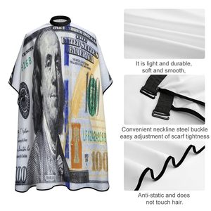 Cape de Salon Élégante et de Haute Qualité en Polyester Écologique Résistant à l'Eau, Options Personnalisables, Durable et Antidérapante pour Barbiers - Product Image 2