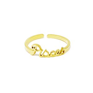Anello Zodiacale alla Moda con Scritta - Product Image 1