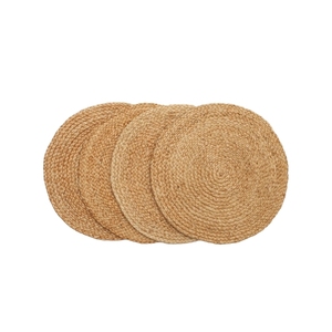 Set de table rond en jute tressé à la main, tapis de table tissé naturel et écologique, sous-plat décoratif pour table à manger et décoration intérieure - Product Image 4