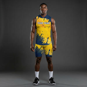 ชุดฟุตบอล 7V7 พิมพ์ลายตามสั่ง พร้อมชื่อและหมายเลข ชุดทีม โพลีเอสเตอร์ 100% แขนกุด ไซส์ใหญ่ ระบายอากาศได้ดี - Product Image 4