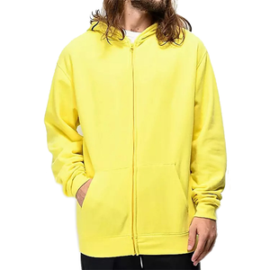 Sweat-shirt à capuche pour homme, couleur unie, coupe régulière, décontracté, en polaire tricotée, pour l'automne - Product Image 3