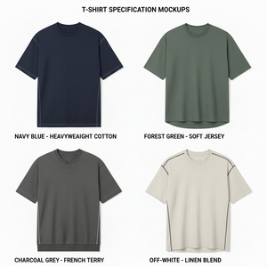 เสื้อยืดโอเวอร์ไซส์ผู้ชาย สีขาว ผ้าฝ้าย ผลิตจากผ้าฝ้ายพรีเมียม ทรงหลวม แขนสั้น สไตล์ลำลอง สีพื้น ผ้าเจอร์ซีย์ถัก - Product Image 6