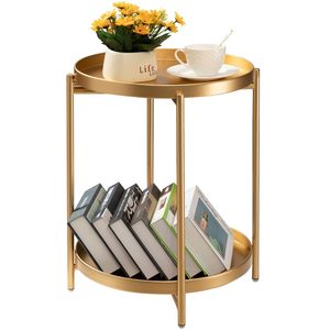 M.F. INTERNATIONAL EXPORTS MF-AB-203 Mesa de Centro Moderna y Duradera con Tapa de Mármol y Estructura Metálica para Sala de Estar - Product Image 3