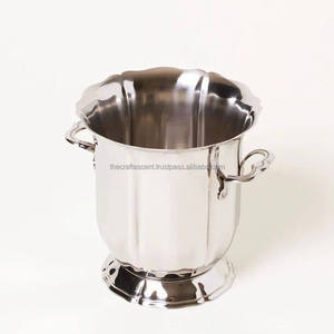 Enfriador de Botellas de Vino de Metal Personalizado al por Mayor, Cubo de Hielo con Capacidad de 3L, Impermeable y Ecológico para Bares y Fiestas - Product Image 1