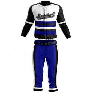 Wholesale <b>Custom</b> Logo-Color & Design Men's Baseball <b>Uniform</b> Breathable 100% Polyester High Quality Baseball <b>Uniforms</b> - Product Image 5