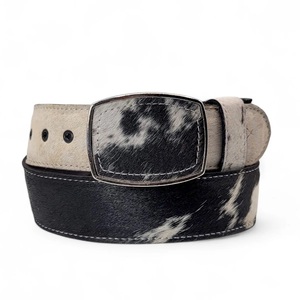 Cinturones de Cuero Genuino Vintage Unisex, Hechos a Mano, con Logotipo Personalizado, Hebilla de Aleación Resistente, Impermeables y Elegantes, Venta al Por Mayor - Product Image 3