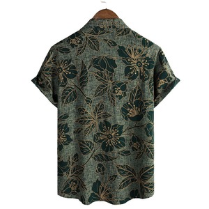Camisas Hawaianas para Hombre, Ropa Casual de Playa para Verano, Satén 100% Algodón Transpirable, Venta al por Mayor - Product Image 2