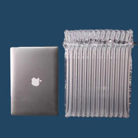 Rouleau d'emballage en plastique antichoc, sac à colonnes d'air gonflable, sac d'emballage à coussin d'air pour bouteille de vin, logistique électronique