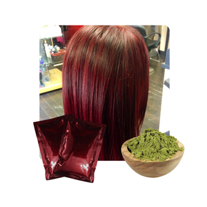 2024 Precio bajo Sin químicos Vino de hierbas Color de cabello rojo Henna en polvo OEM Etiqueta privada Producto de tinte para el cabello más vendido de la India - Product Image 2