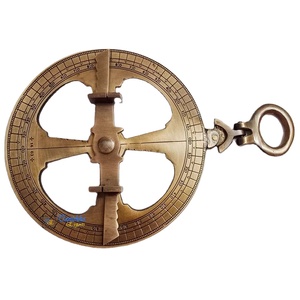 Calendario Perpetuo Astrológico Náutico Marítimo de Latón Antiguo, Diseño Art Deco, Hecho a Mano, Acabado Marrón Antiguo, Alta Calidad - Product Image 2