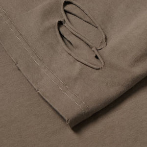Camiseta Distressed Extra Grande Personalizada al por Mayor para Hombre, Camisetas de Algodón 100% de Alta Calidad, Servicio OEM - Product Image 6