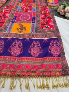 Nuevo diseñador Heavy Faux Georgette Impresión digital Trabajo hecho a mano Salwar Kameez Estilo moderno para fiesta Navratri Traje festivo - Product Image 6