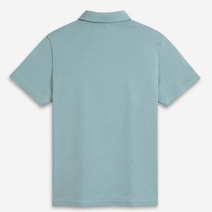 T-shirt de golf décontracté en coton respirant à manches courtes, avec logo personnalisé sur le devant, tricoté, séchage rapide, vierge, vente chaude - Product Image 4