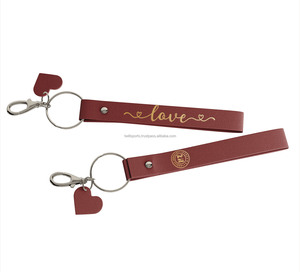 OEM Custom Luxury Metal Logo Keychain Blank <b>Leather</b> <b>Key</b> Ring with PU Wholesale Gifts for Professionals - Product Image 1