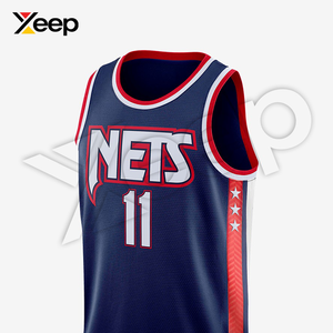 Maillot de basket-ball pour homme adulte personnalisé XEEP XC-BU-07, uniforme d'équipe haute performance, léger, respirant, en polyester, personnalisable - Product Image 2