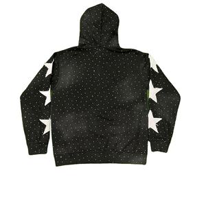 Sweat à capuche en molleton 100 % coton pour homme, coupe classique, respirant, avec poche avant personnalisable, 340 grammes, tricoté - Product Image 3