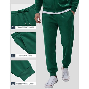Ensemble deux pièces gaufré pour homme, sweat-shirt à manches longues et pantalon décontracté coupe ample, nouvelle collection automne, vêtements de sport, vente chaude - Product Image 3