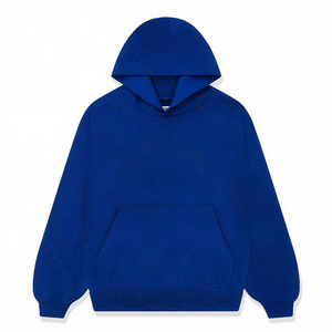 <span class=keywords><strong>Felpa</strong></span> con Cappuccio Invernale Pesante da <span class=keywords><strong>Uomo</strong></span>/Unisex, Stile High Street, con <span class=keywords><strong>Stampa</strong></span> a Rilievo e Strass, Produzione all'Ingrosso - Product Image 2
