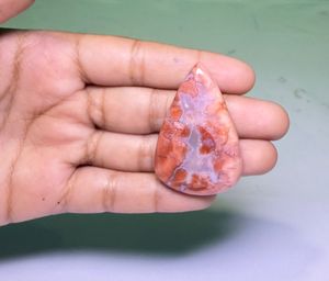 Cabochon en Agate Coton Naturel de Haute Qualité, Pierre Précieuse en Vrac pour la Fabrication de Bijoux - Product Image 3