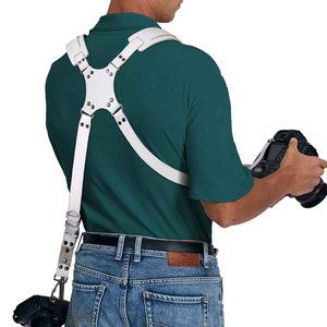 Arnés Profesional para Cámara con Sistema de Doble Correa para Cámaras DSLR y sin Espejo, Cómodo y Ajustable para Pecho y Hombro - Product Image 2