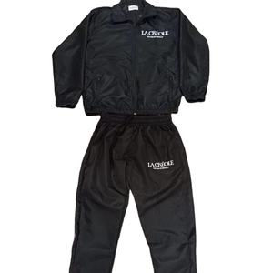 Conjunto de chándal Unisex transpirable al por mayor cortavientos 2 uds conjunto chándal de nailon de alta calidad conjuntos de chándal Unisex personalizados - Product Image 1