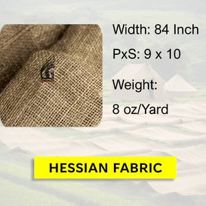 Toile de jute de 84 pouces de large, 8 oz, neuve, vente en gros par le fabricant Goodman Global Bangladesh - Product Image 2