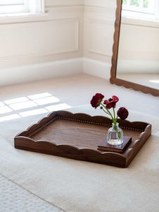 Mango Wood <b>Tray</b> With Natural Grain Finish For Kitchen Collection Luxury Handcrafted Wooden <b>Tray</b> With Custom Size And Finishing - Product Image 6