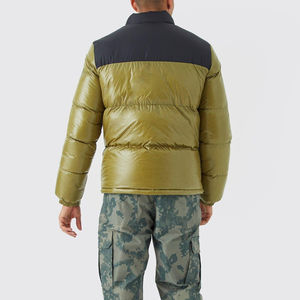 Veste d'hiver pour homme, veste matelassée à capuche, veste en duvet, veste chaude imperméable pour l'extérieur, marque personnalisée - Product Image 3