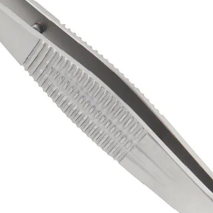 Pinzas de Sutura Castroviejo 1x2 Dientes 0.9 mm Mango Ancho 11.5 cm Oftalmología Microcirugía Manual Acero Inoxidable Reutilizable Quirúrgico - Product Image 5