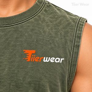 Débardeurs d'entraînement d'été pour hommes vêtements de sport respirants sans manches vêtements de sport unis avec décoration d'insigne haut de couleur unie - Product Image 5