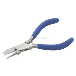 Half Flat Half Round Nose Pliers Premium Quality Tool Steel Smooth <b>Tension</b> <b>Wire</b> Bending Jewellery Pliers Jewellery Mak - Product Image 5