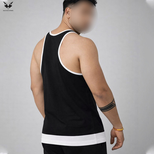 Camisetas sin Mangas de Cuello Redondo para Adultos, Tela Suave y Cómoda, Color Blanco y Negro, Alta Calidad, Buen Proveedor - Product Image 2