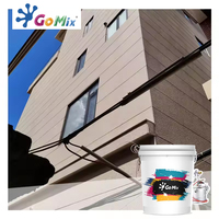GoMix Faux Marbre Revêtement Mural Extérieur Pistolet Appliqué Imperméable Effet Granit Peinture Pierre