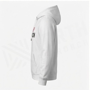 Sweat-shirt à capuche pour homme North Approach, coton blanc, tissu molletonné français, décontracté, poche avant, imprimé, pour l'automne - Product Image 3