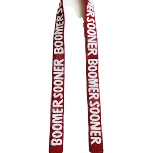 CRYSTAL CRAFT High Quality Iqra Creation Handmade Beaded Belts for Game Day <b>Purse</b> Straps with <b>Red</b> Raiders - Product Image 1