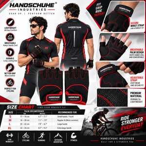 Guantes elegantes de medio dedo para fitness, malla transpirable, soporte para muñeca, unisex, para levantamiento de pesas, gimnasio, ciclismo. - Product Image 5